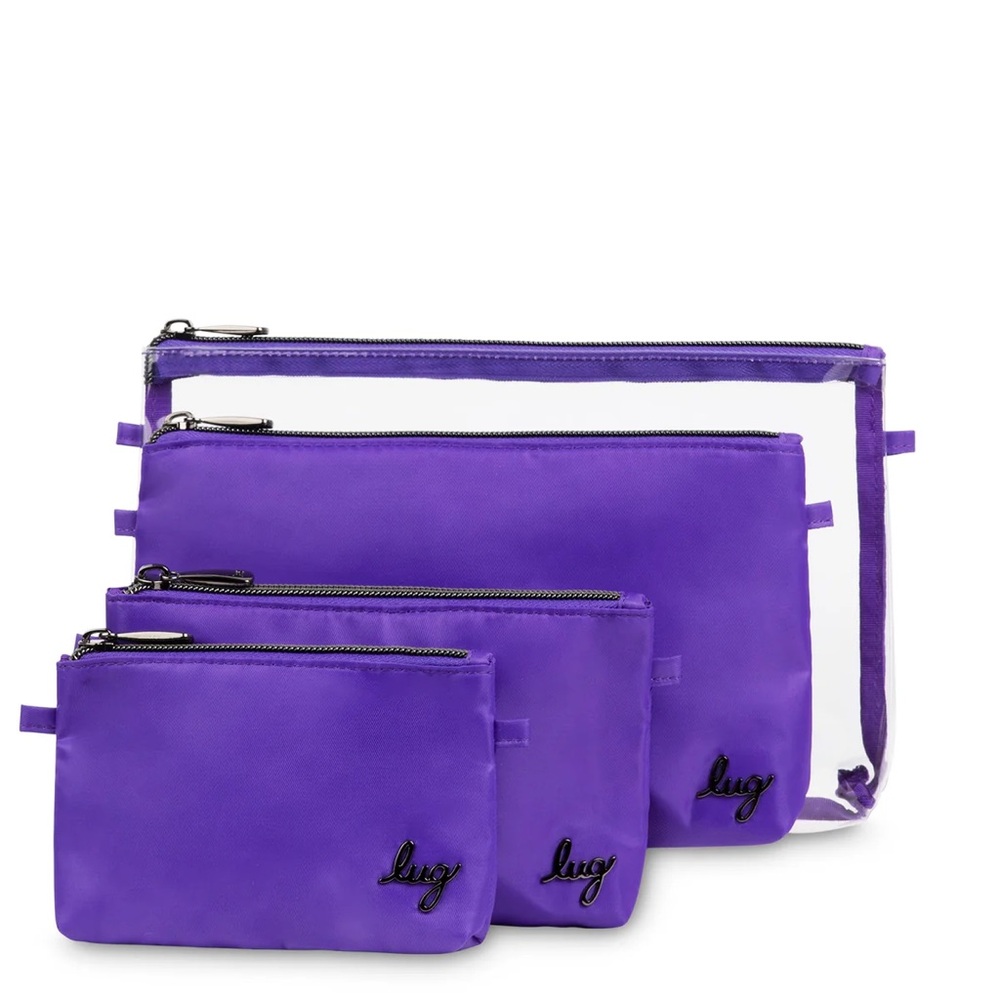 Lug Tackle 4pc Storage Pouches NWT Violet Purple